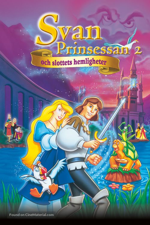 The Swan Princess: Escape from Castle Mountain - Swedish Movie Cover