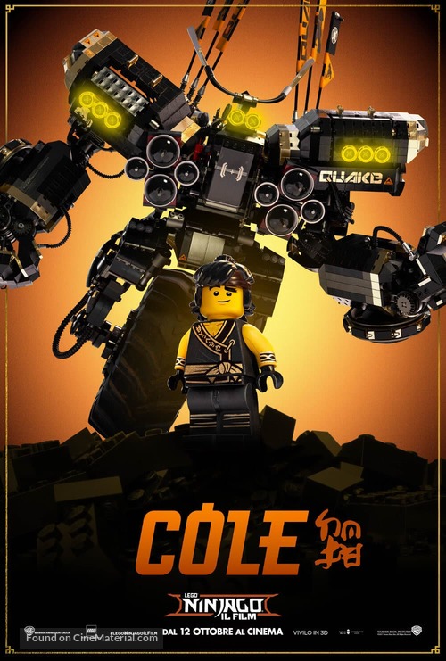 The Lego Ninjago Movie - Italian Movie Poster