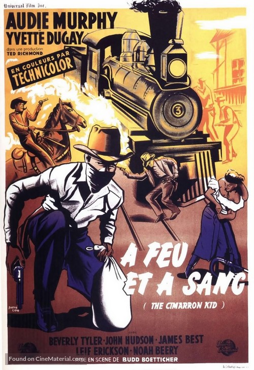 The Cimarron Kid - French Movie Poster