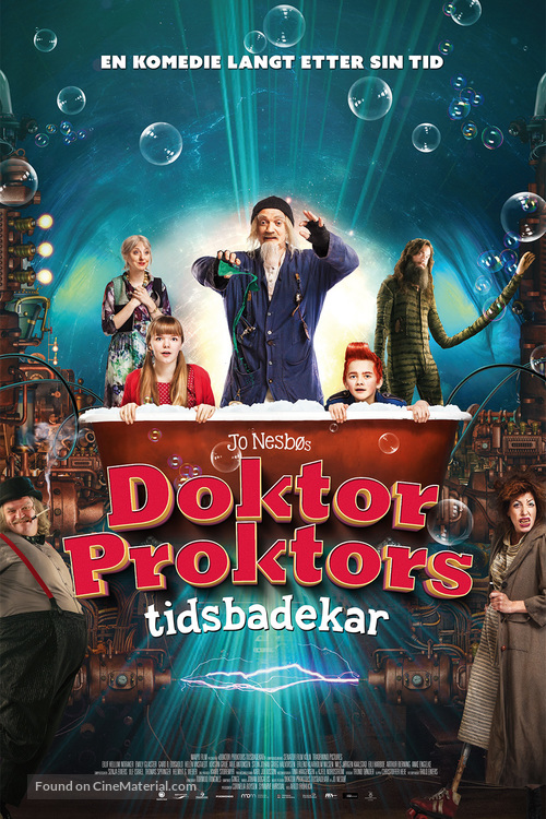 Doktor Proktors tidsbadekar - Norwegian Movie Poster