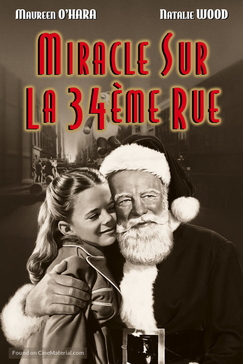 Miracle on 34th Street - French DVD movie cover