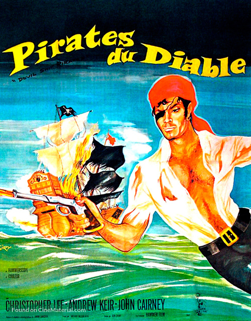 The Devil-Ship Pirates - French Movie Poster