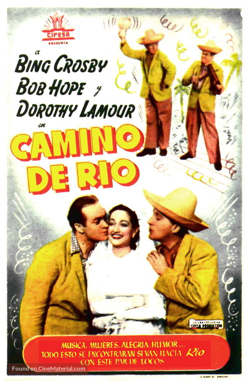 Road to Rio - Spanish Movie Poster