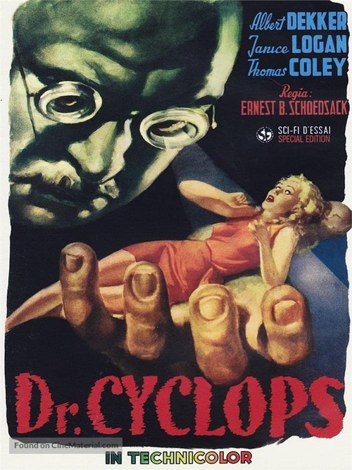 Dr. Cyclops - Italian DVD movie cover