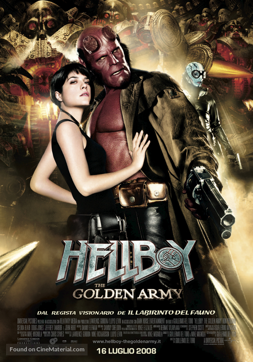 Hellboy II: The Golden Army - Italian Movie Poster