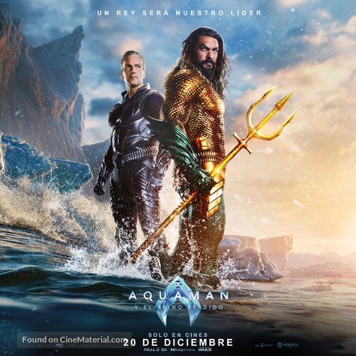 Aquaman and the Lost Kingdom - Mexican Movie Poster