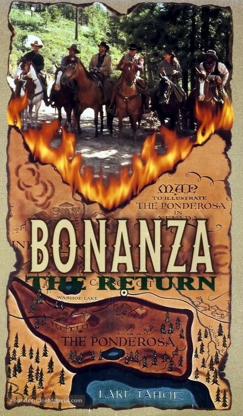 Bonanza: The Return - VHS movie cover