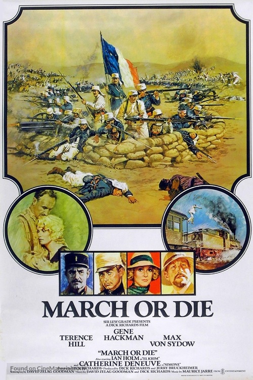 March or Die - British Movie Poster