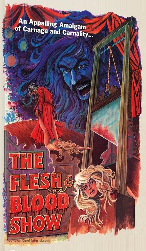 The Flesh and Blood Show - German Blu-Ray movie cover