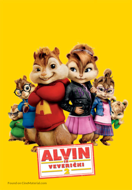 Alvin and the Chipmunks: The Squeakquel - Slovenian Movie Poster