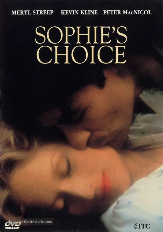 Sophie's Choice (1982) dvd movie cover