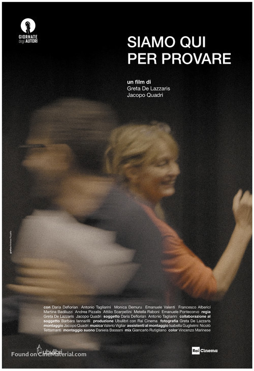 Siamo qui per provare - Italian Movie Poster