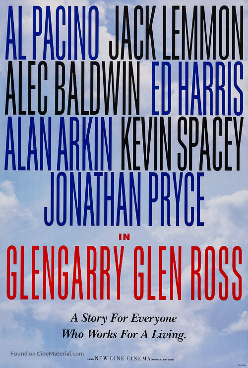 Glengarry Glen Ross - Movie Poster