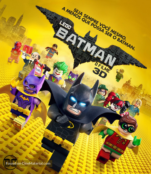The Lego Batman Movie - Brazilian Movie Cover