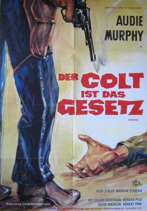 Gunpoint - German Movie Poster