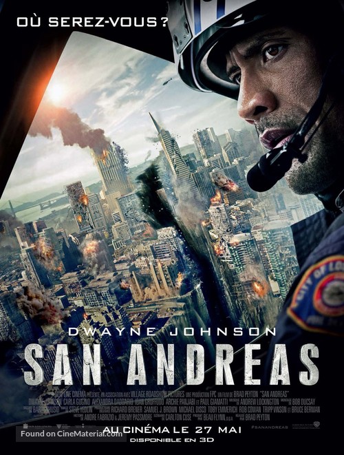San Andreas - French Movie Poster