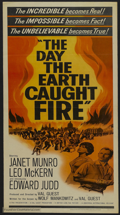 The Day the Earth Caught Fire - Movie Poster