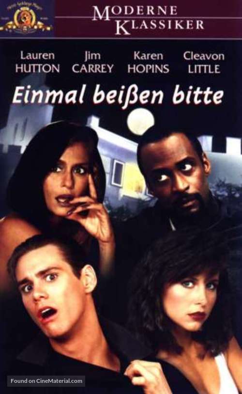 Once Bitten - German VHS movie cover