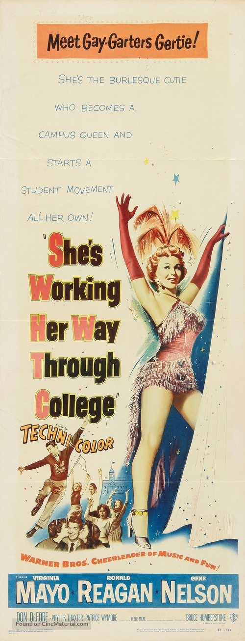 She&#039;s Working Her Way Through College - Movie Poster