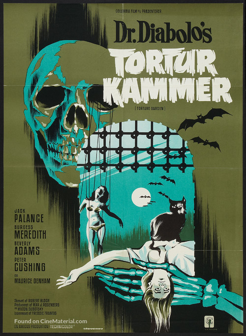 Torture Garden - Danish Movie Poster
