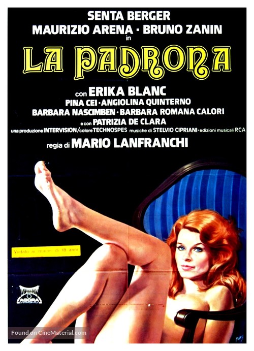 La padrona &egrave; servita - Italian Movie Poster