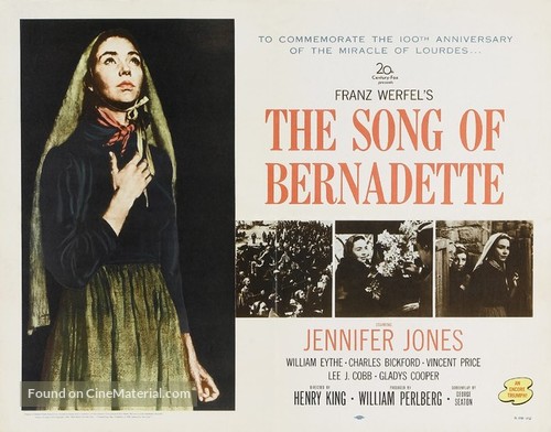 The Song of Bernadette - Movie Poster