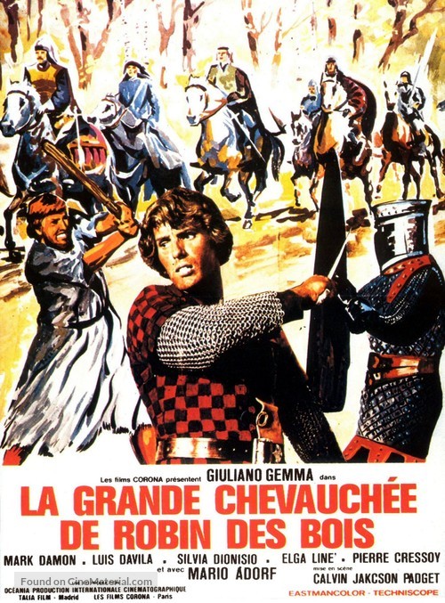 L&#039;arciere di fuoco - French Movie Poster