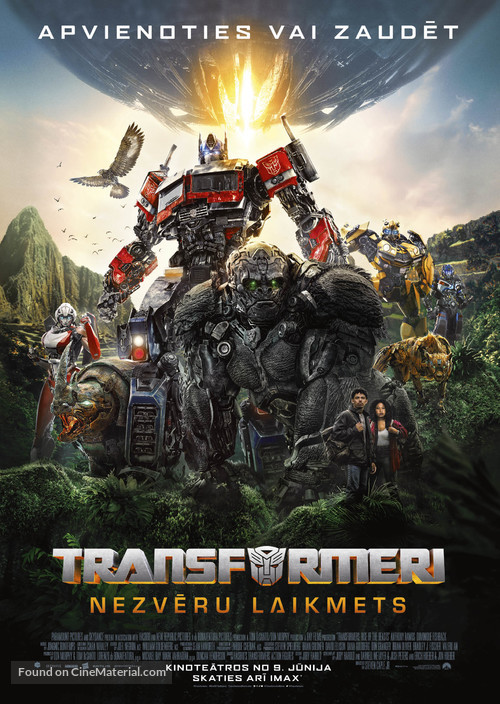 Transformers: Rise of the Beasts - Latvian Movie Poster