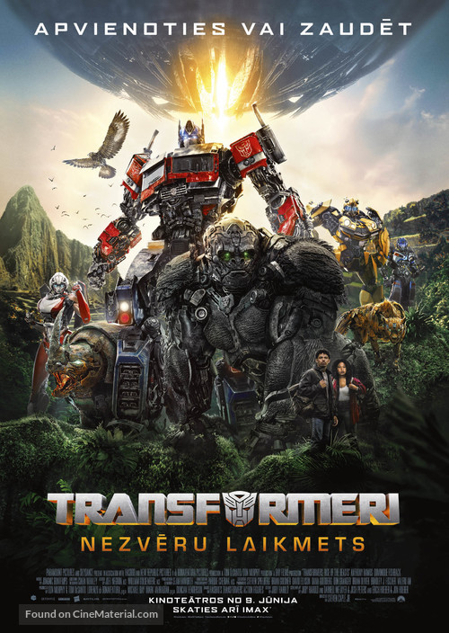 Transformers: Rise of the Beasts - Latvian Movie Poster