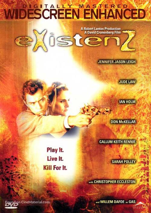 eXistenZ - Canadian DVD movie cover