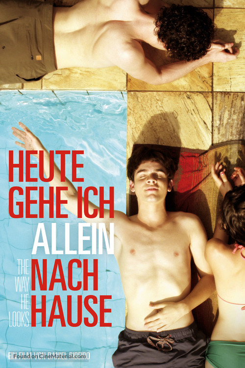 Hoje Eu Quero Voltar Sozinho - German Movie Cover