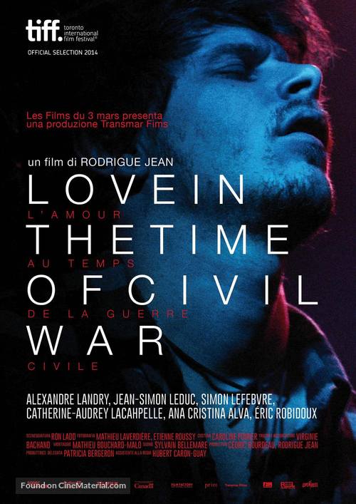 L&#039;amour au temps de la guerre civile - Italian Movie Poster