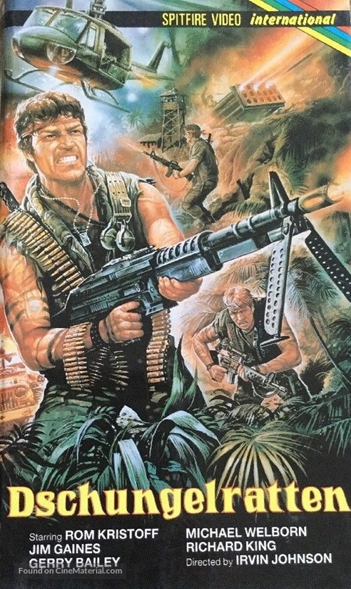 Jungle Rats - German VHS movie cover