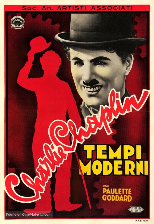 Modern Times - Italian Movie Poster