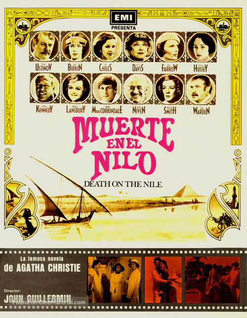 Death on the Nile - Spanish Movie Poster