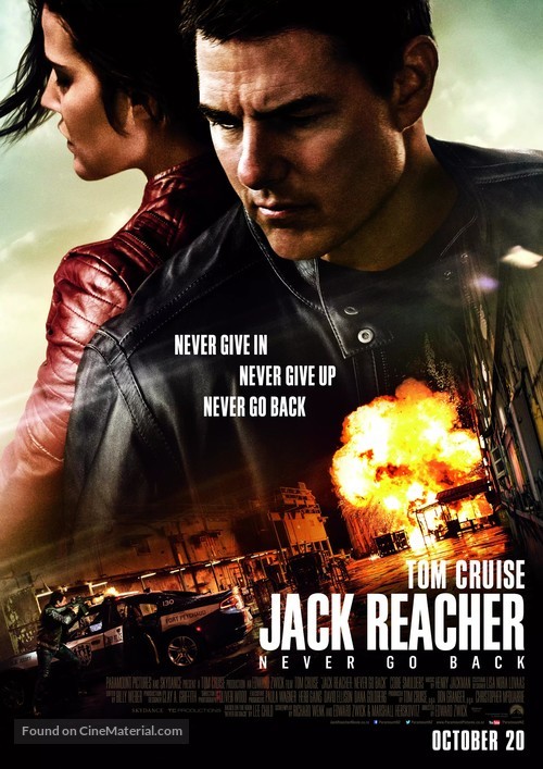 Jack Reacher: Never Go Back - New Zealand Movie Poster
