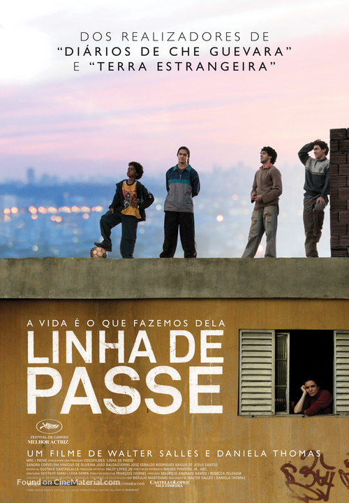 Linha de Passe - Portuguese Movie Poster