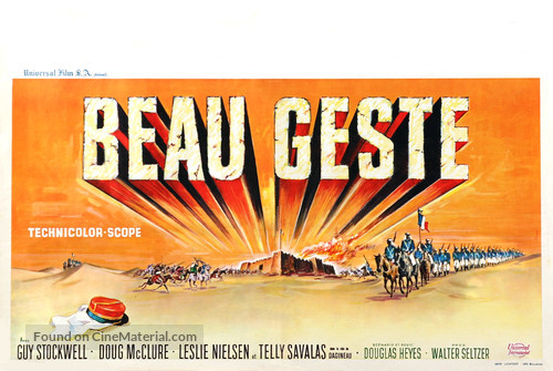Beau Geste - Belgian Movie Poster