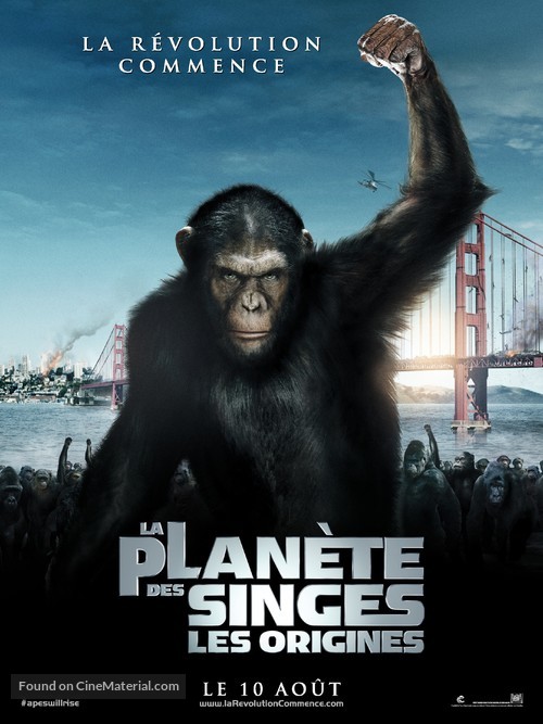 Rise of the Planet of the Apes - French Movie Poster