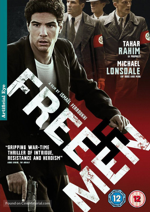 Les hommes libres - British DVD movie cover