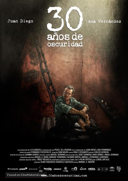 30 a&ntilde;os de oscuridad - Spanish Movie Poster