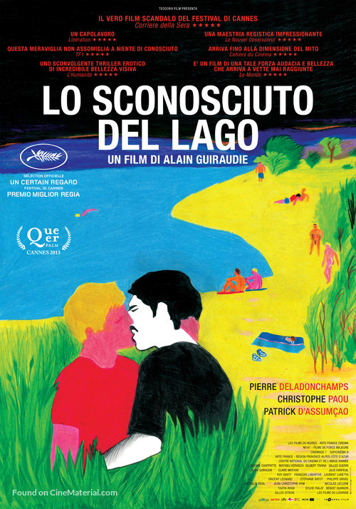 L&#039;inconnu du lac - Italian Movie Poster