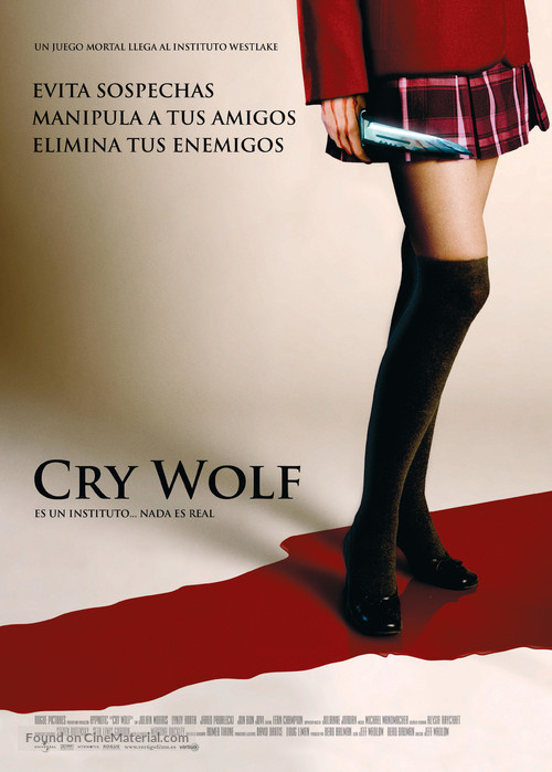 Cry Wolf - Spanish Movie Poster