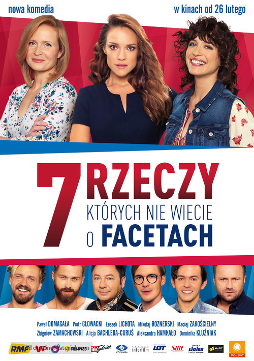 7 rzeczy, kt&oacute;rych nie wiecie o facetach - Polish Movie Poster