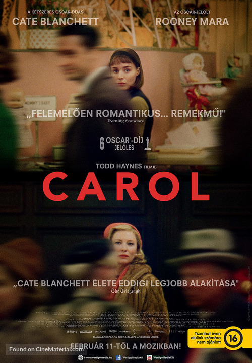 Carol - Hungarian Movie Poster