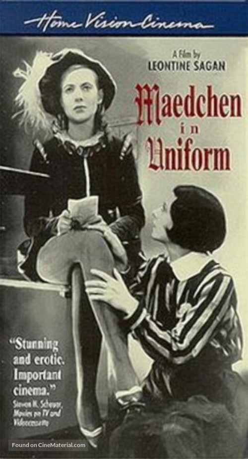 M&auml;dchen in Uniform - VHS movie cover