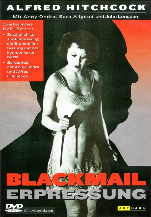 Blackmail - German DVD movie cover