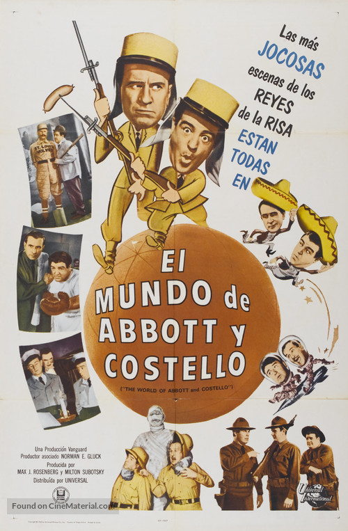 The World of Abbott and Costello - Argentinian Movie Poster