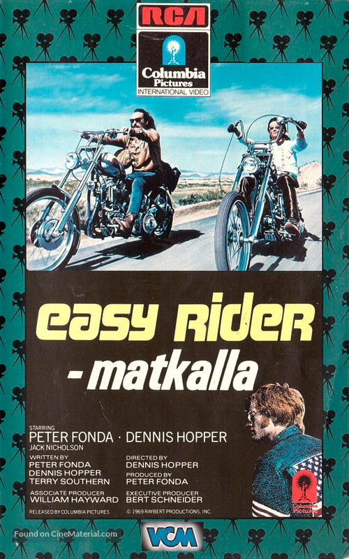 Easy Rider - Finnish VHS movie cover