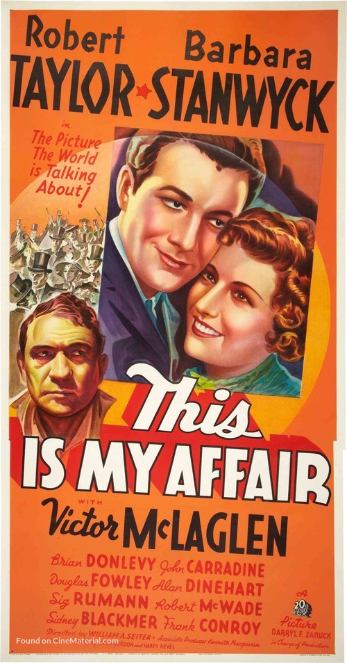 This Is My Affair - Movie Poster
